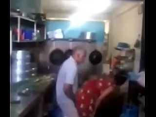 Srilankan chacha fucking his maid alongside